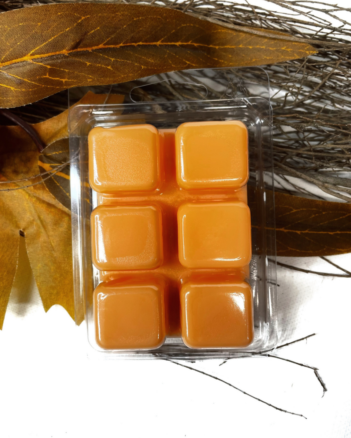 Pumpkin Spice Soy Wax Melts is the perfect addition to your fall décor. The warm and inviting aroma of sweet pumpkin combined with spicy cinnamon, clove and chai tea will fill your home with a cozy and comforting feeling. Whether you're looking to create a cozy atmosphere for a fall gathering or just want to add a touch of warmth to your home, Pumpkin Spice Soy Wax Melts are a must-have.