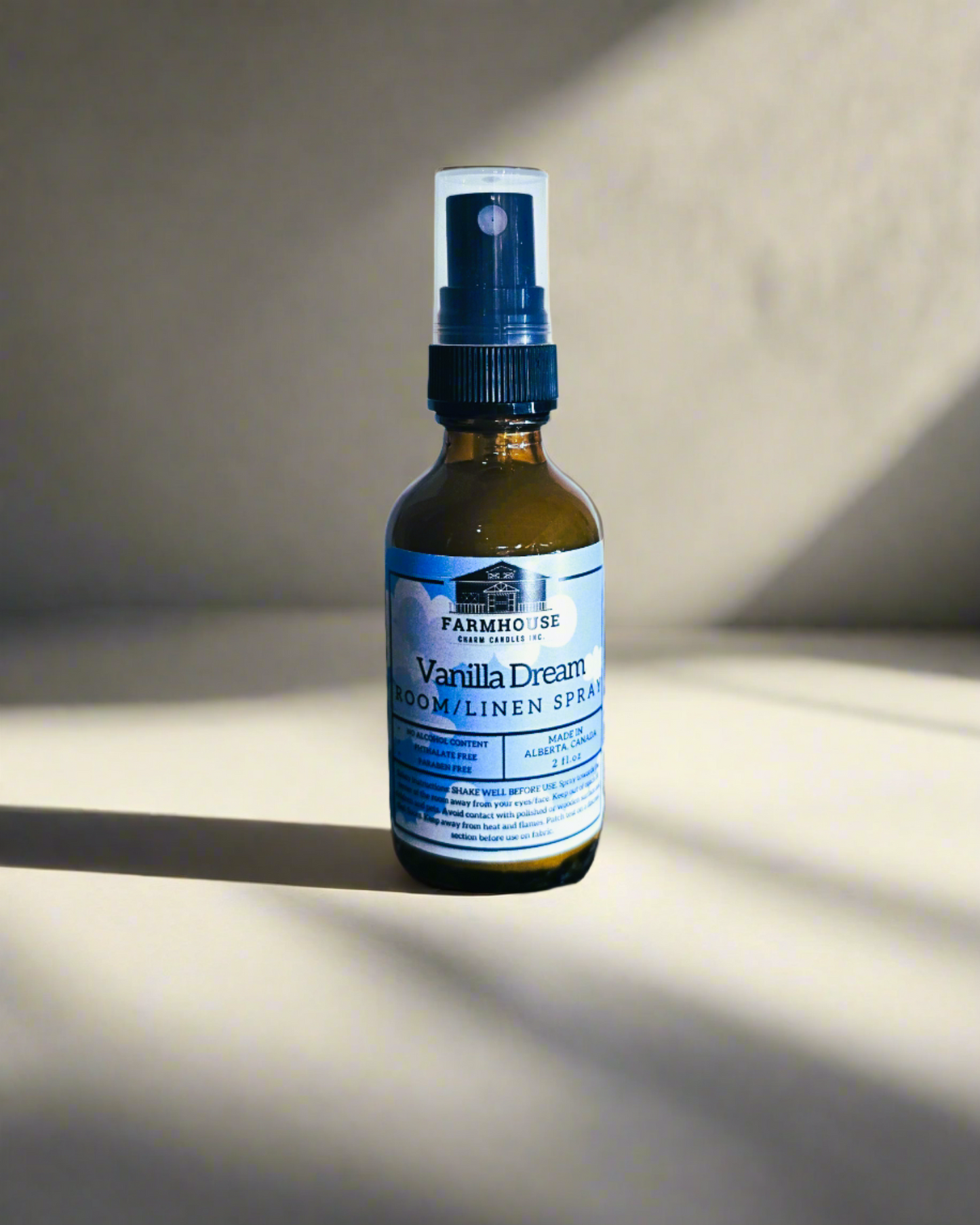 Vanilla Dream Room and Linen Spray, a fragrance that transcends the ordinary! Unlike the conventional vanilla scents, the Vanilla Dream Soy fragrance offer a luxurious, dreamy aroma that captivates the senses. The rich, toasted vanilla scents blended with sweet geranium florals and a hint of musk creates a unique olfactory experience that is beyond ordinary. Get ready to indulge in this sophisticated fragrance that is sure to enchant you.