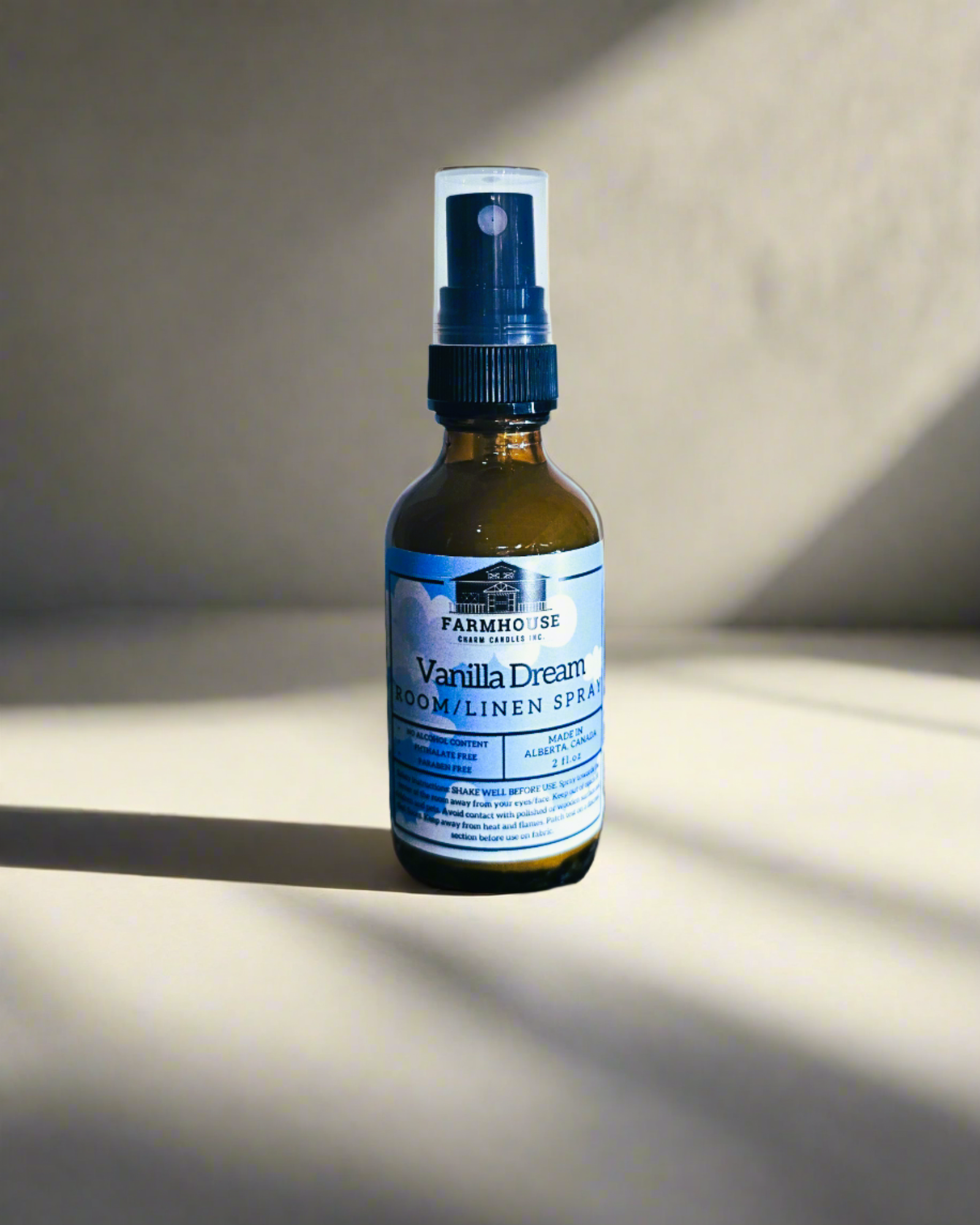 Vanilla Dream Room and Linen Spray, a fragrance that transcends the ordinary! Unlike the conventional vanilla scents, the Vanilla Dream Soy fragrance offer a luxurious, dreamy aroma that captivates the senses. The rich, toasted vanilla scents blended with sweet geranium florals and a hint of musk creates a unique olfactory experience that is beyond ordinary. Get ready to indulge in this sophisticated fragrance that is sure to enchant you.