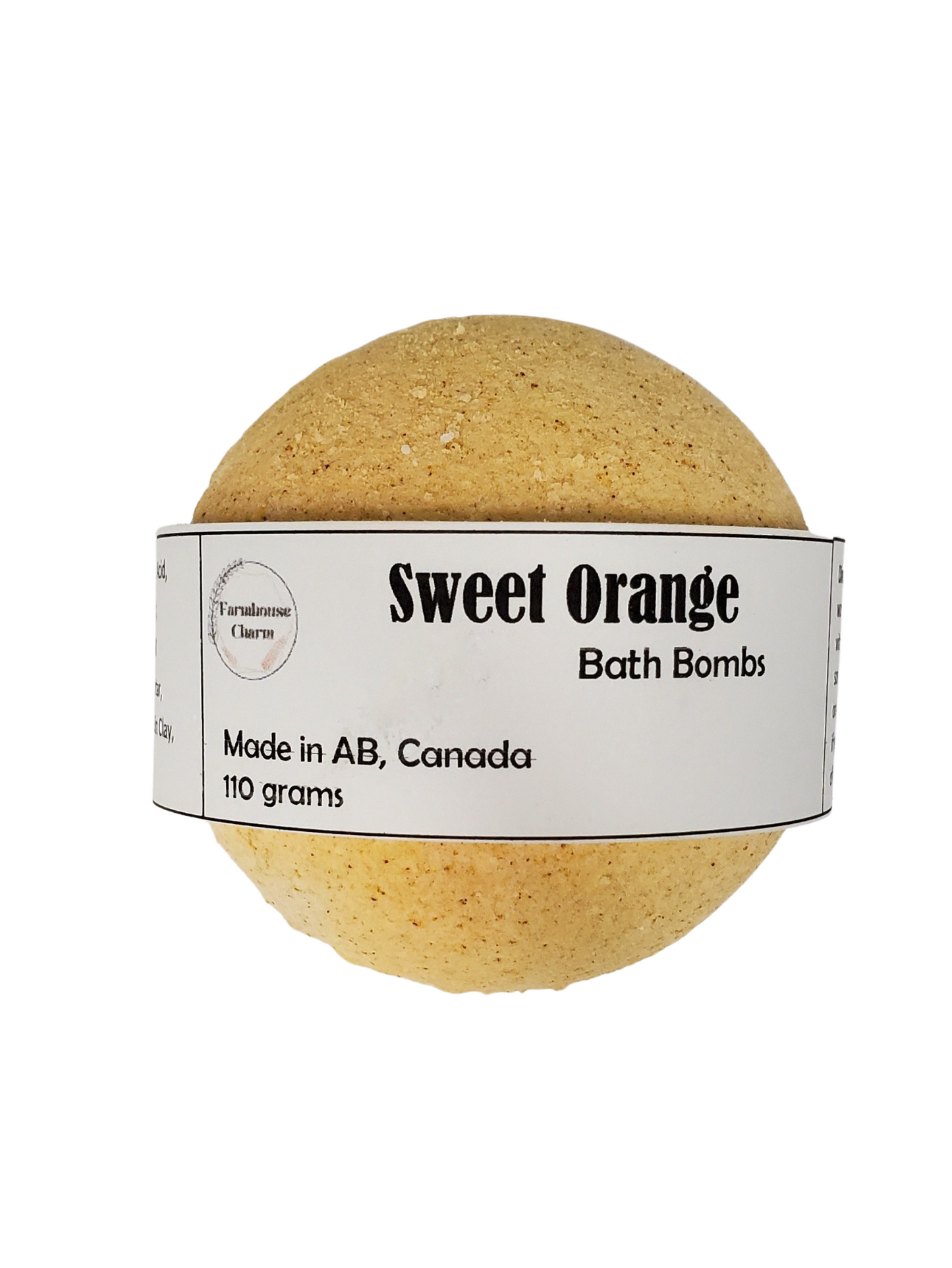 Eucalyptus Mint Bath Bomb- Farmhouse Charm is made with all natural ingredients and infused with essential oils. Drop or hold in bath water. Enjoy the fizzing action, wonderful aromas and nourishing oils.