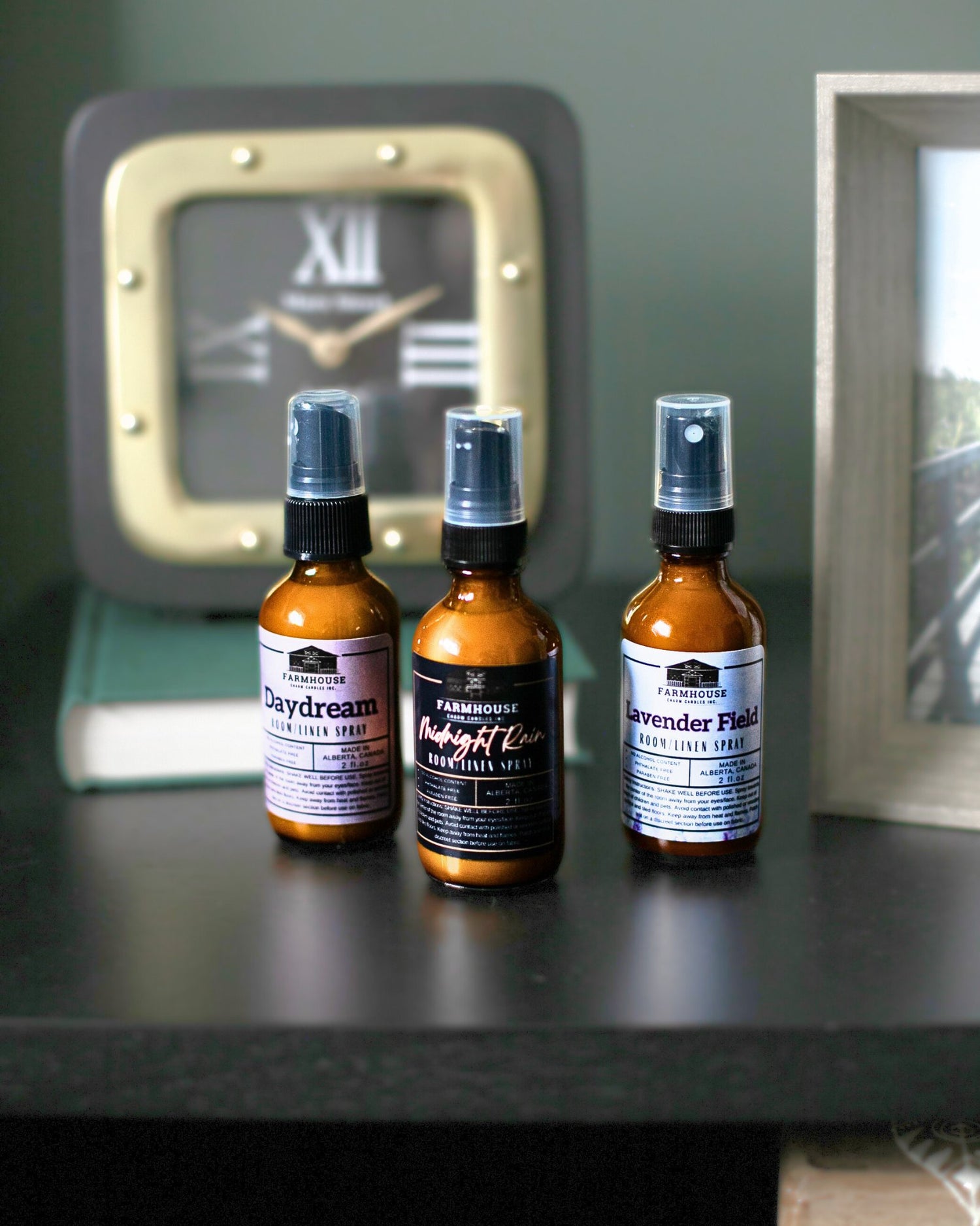 Farmhouse Charm Candles room and linen spray: Refresh your space with our delightful room and linen spray