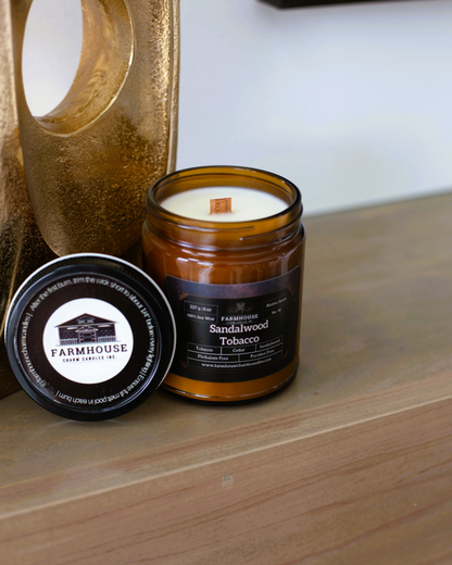 Bold, smooth, and irresistibly cozy.&nbsp; Rich notes of smoky tobacco and warm cedarwood blend perfectly with creamy sandalwood, creating a scent that's rugged yet oh-so-refined.
www.farmhousecharmcandles.com