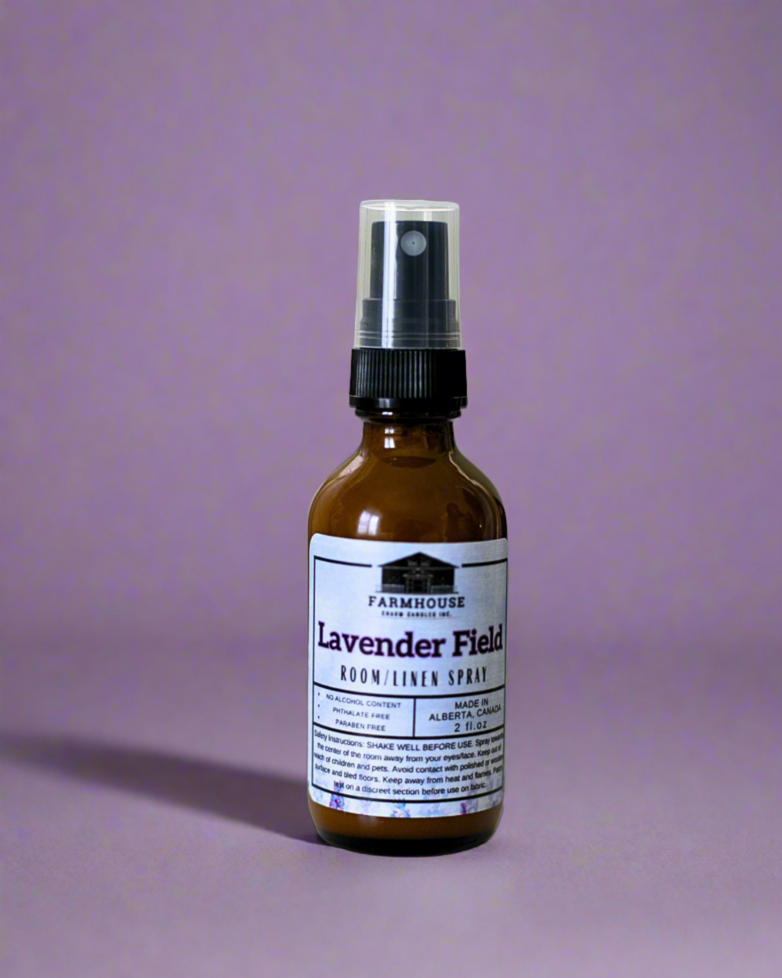 A soothing blend of Lavender Essential Oil and Cedarwood Essential Oil. This gentle, natural spray is designed to promote relaxation, reduce stress, and support better sleep.
. Together, they create the perfect combination for peaceful nights and cozy spaces. Spritz it on pillows, curtains, blankets, or any room in your home.  Lavender Field Room and Linen Spray by Farmhouse Charm Candles