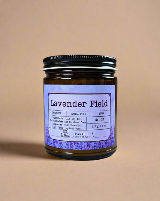 Drift into a relaxing blend of fresh lavender, creamy sandalwood, and a whisper of soft musk. Like a peaceful stroll through endless purple fields — calm, cozy, and pure bliss.
www.farmhousecharmcandles.com