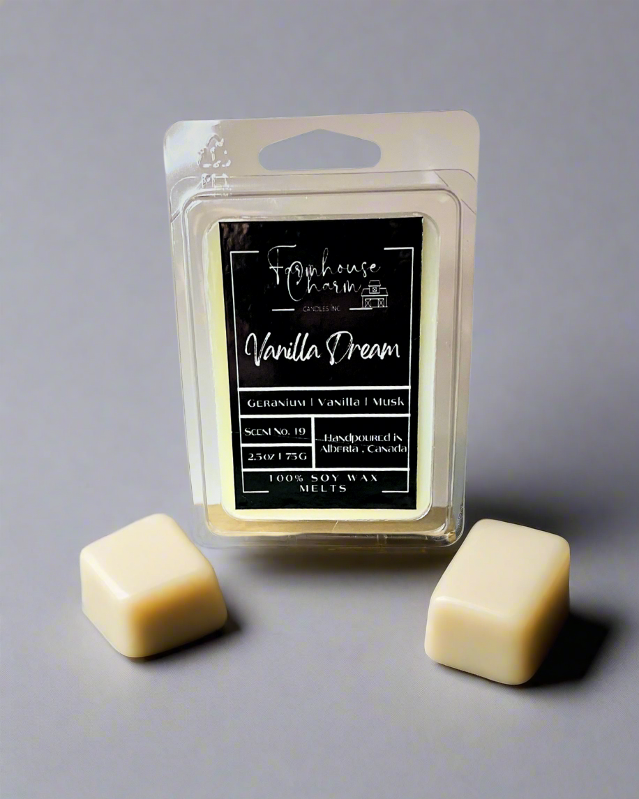 A creamy blend of toasted vanilla, soft geranium florals, and a hint of musk. Sweet, smooth, and oh-so comforting—like a warm hug in candle form.