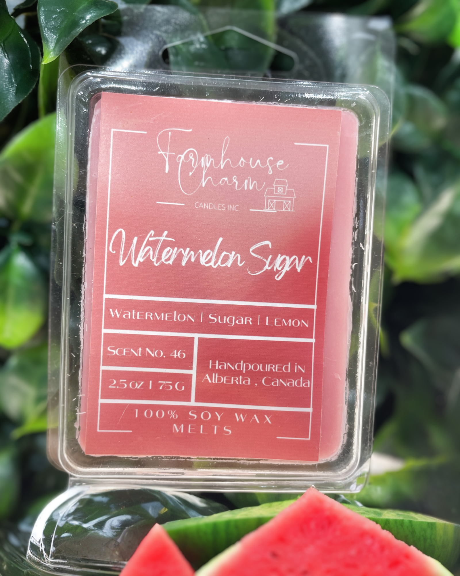 Elevate Your Summer Mood with Watermelon Sugar Soy Wax Melts- Farmhouse Charm .  Bring the summer season into your home with our Watermelon Sugar Soy Wax Melts- Farmhouse Charm !  Infused with refreshing and bright scent of watermelon, spring water, and lemon, this wax melts will add a touch of summer to your living space. www.farmhousecharmcandles.com