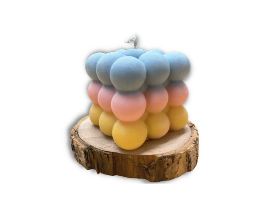 Cherish your inner child in you with this fun bestseller Fruity Loops Bubbles Soy Candle- Farmhouse Charm. A perfect blend of fresh bowl of lemon, cake and berries. It has a sweet fruity smell that will remind you of childhood breakfast on a weekend while watching tv.  Fruity Loops Bubbles Soy Candle- Farmhouse Charm is made with 100% natural soy wax which is biodegradable and sustainable. This candle uses cotton wick. Fragrance is guaranteed to be paraben free and phthalate free.