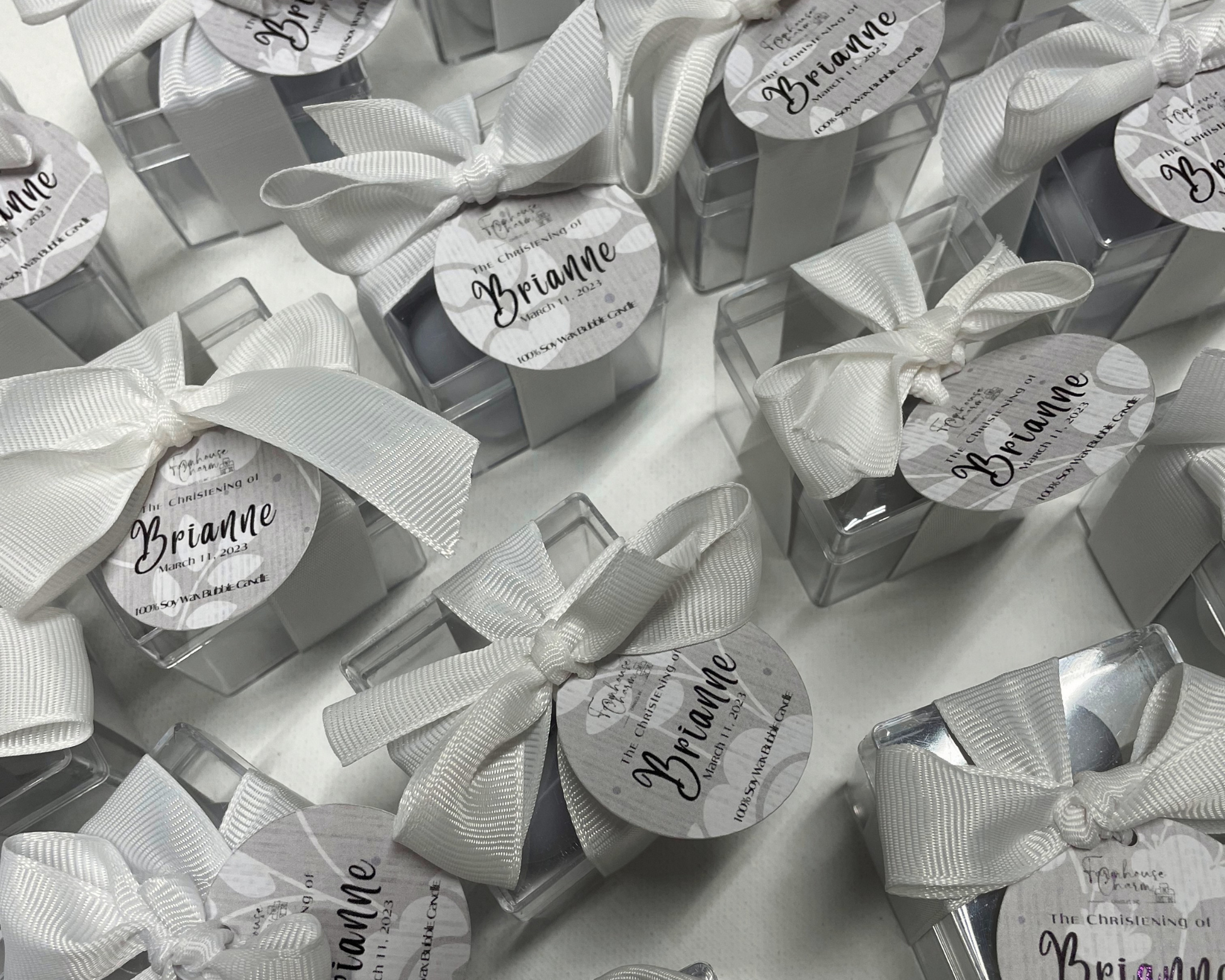Farmhouse Charm Candles specializes in creating unique and beautiful candles for special occasions such as weddings, birthdays, anniversaries, and more. Our experienced team of candle makers can create something special that meets your exact specifications. We offer a wide variety of scents, colors, sizes, and decorations to choose from, so we are sure you will find something that perfectly suits your needs. www.farmhousecharmcandles.com